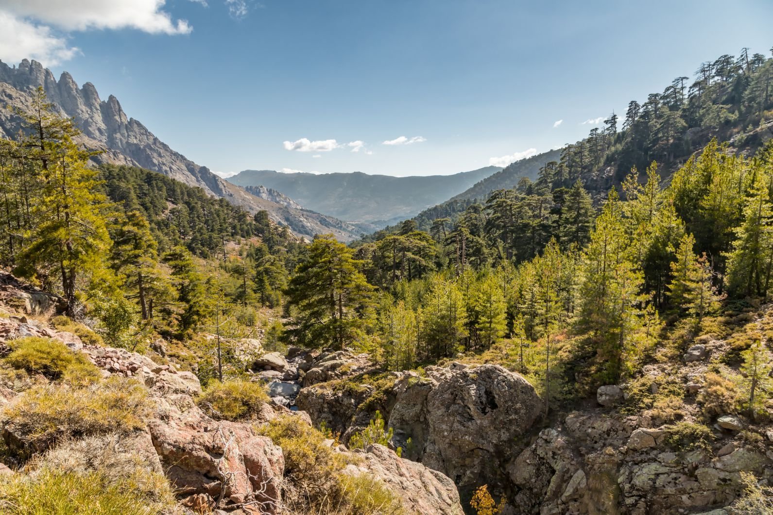 View from near Paglia Orba on the GR20 trail in Corsica