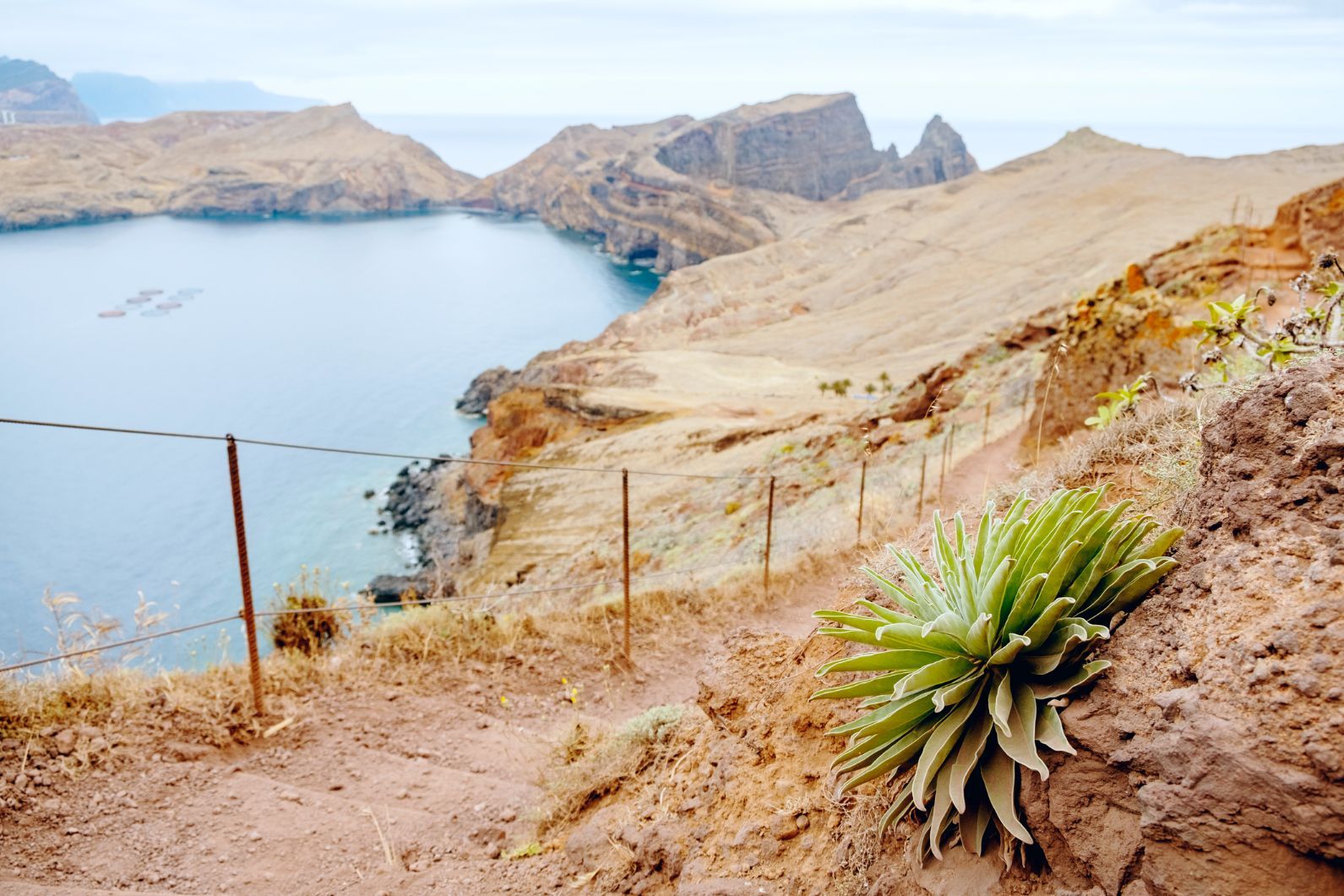 The path down Ponta do Furado on the Ponta de São Lourenço peninsula, in Madeira