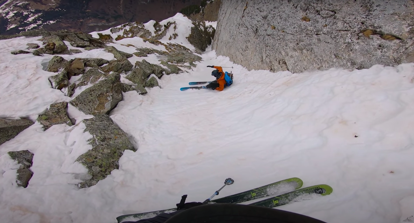 Steep is the speciality of the Berio Ski team, but when there's only ice, it becomes a lot more challenging... 