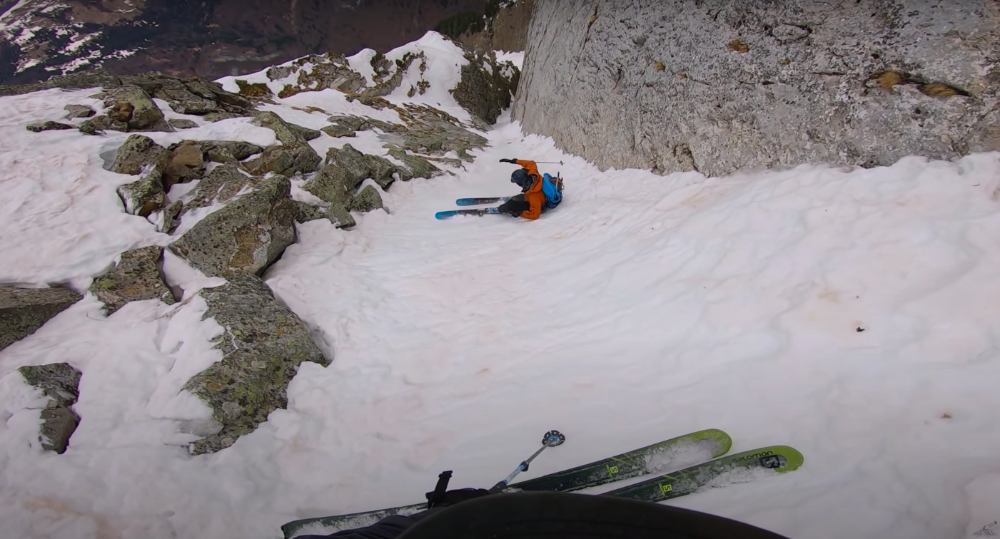 Steep is the speciality of the Berio Ski team, but when there's only ice, it becomes a lot more challenging...