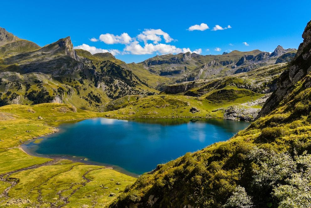 One of the Ayous Lakes, in the Pyrenees.