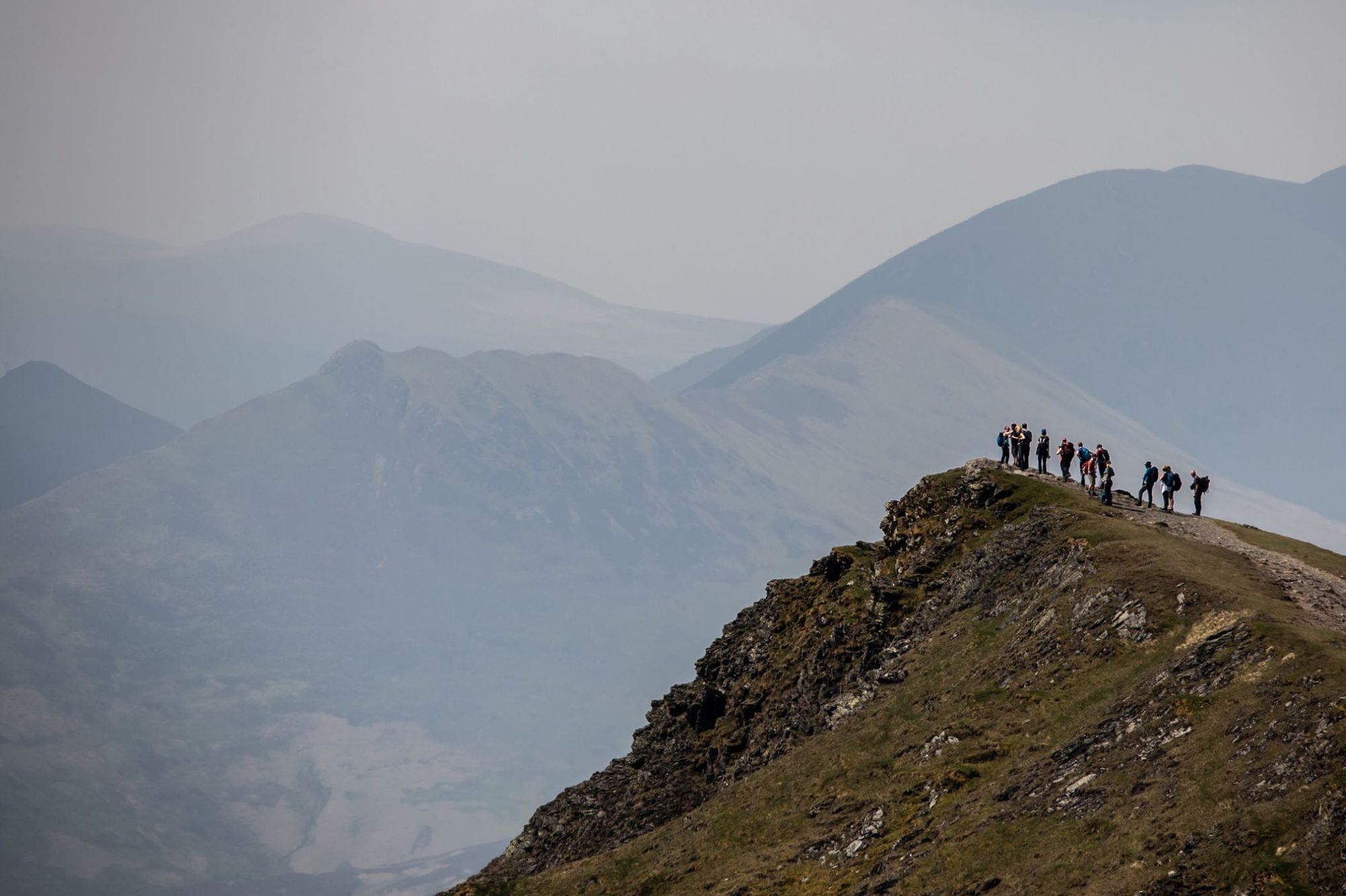 Blencathra, also known as Saddleback, in the Lake District.