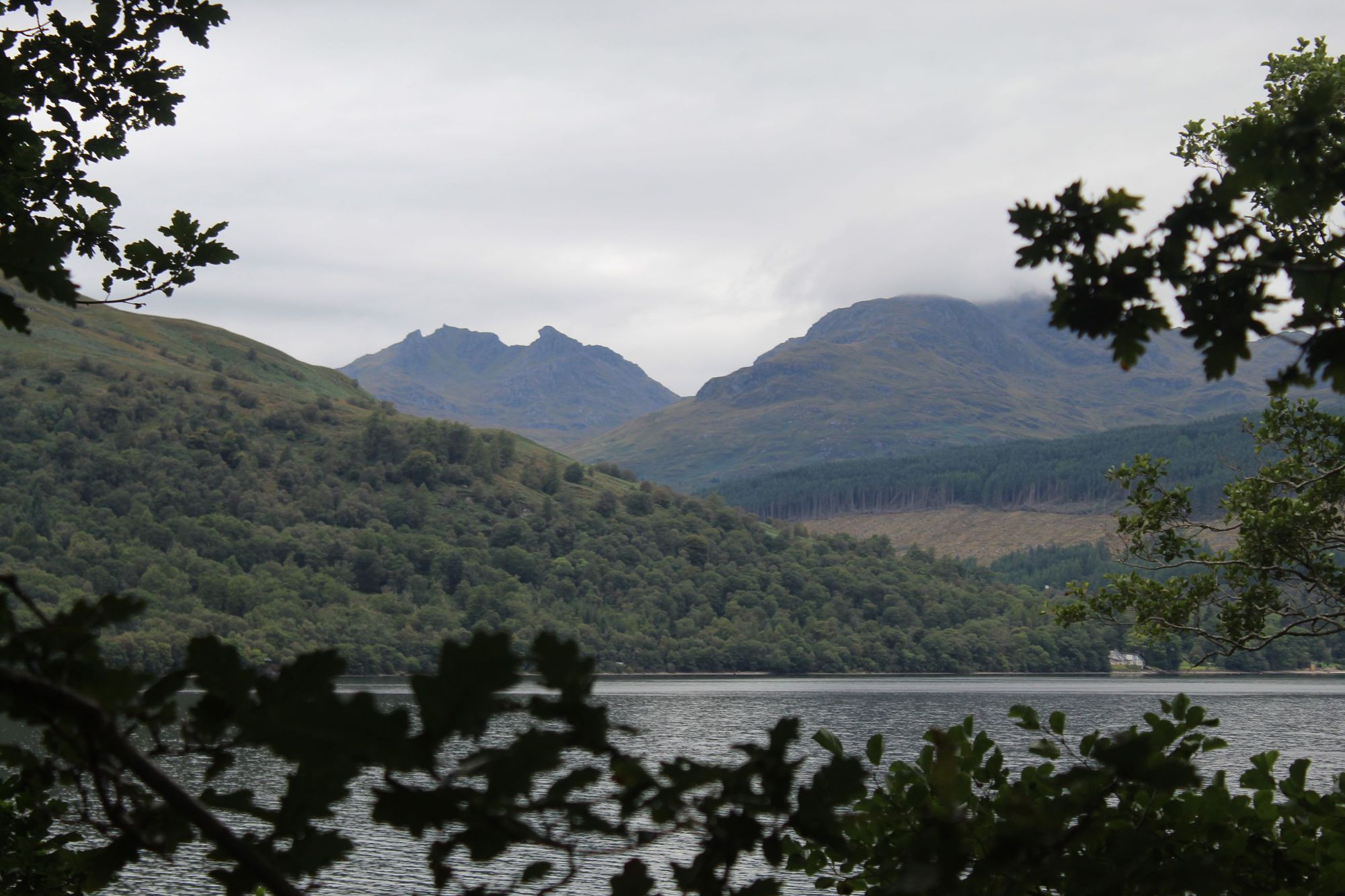 A view of The Cobbler from the West Highland Way long distance walking trail