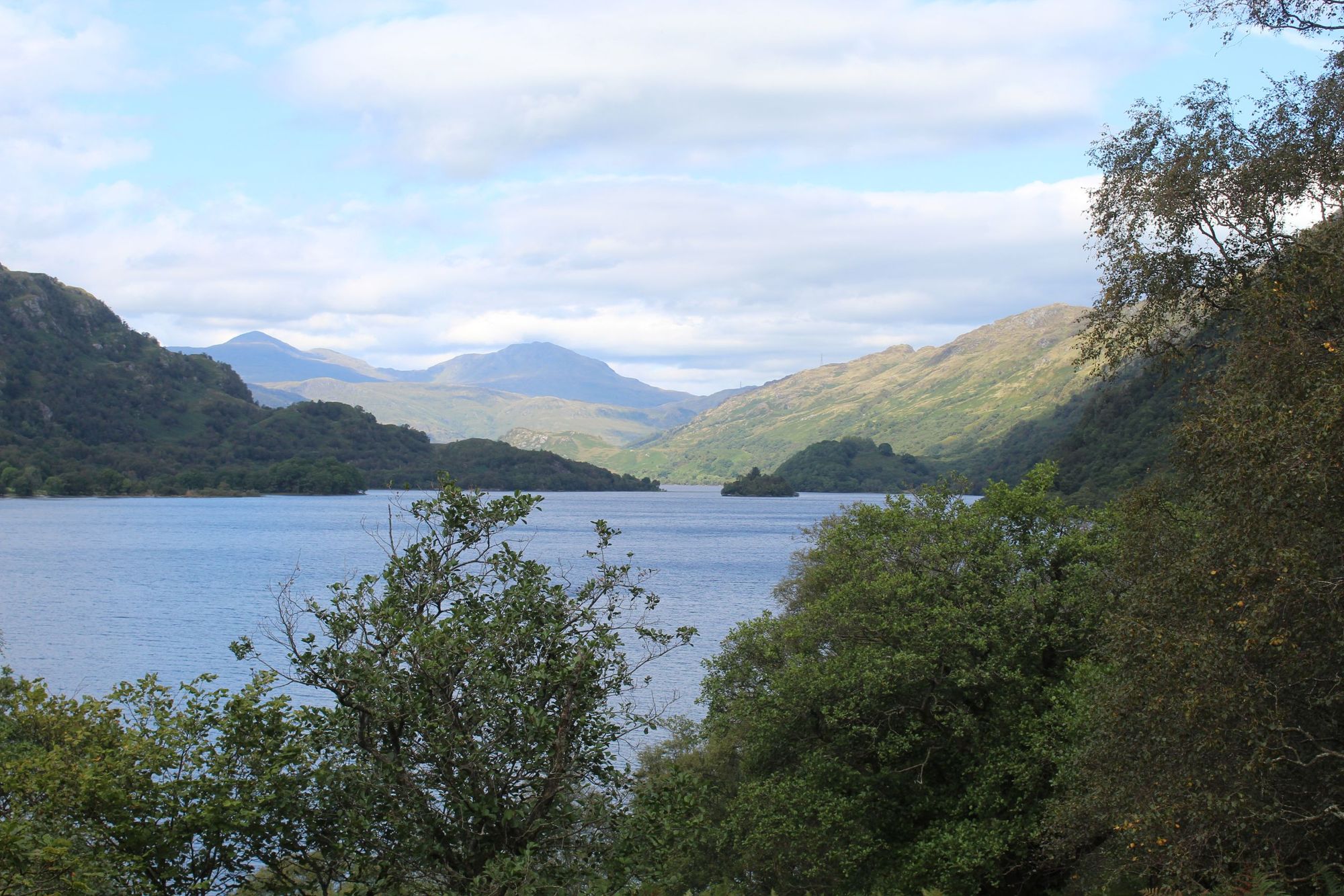 inversnaid view over Loch Lomond on West Highland Way guide
