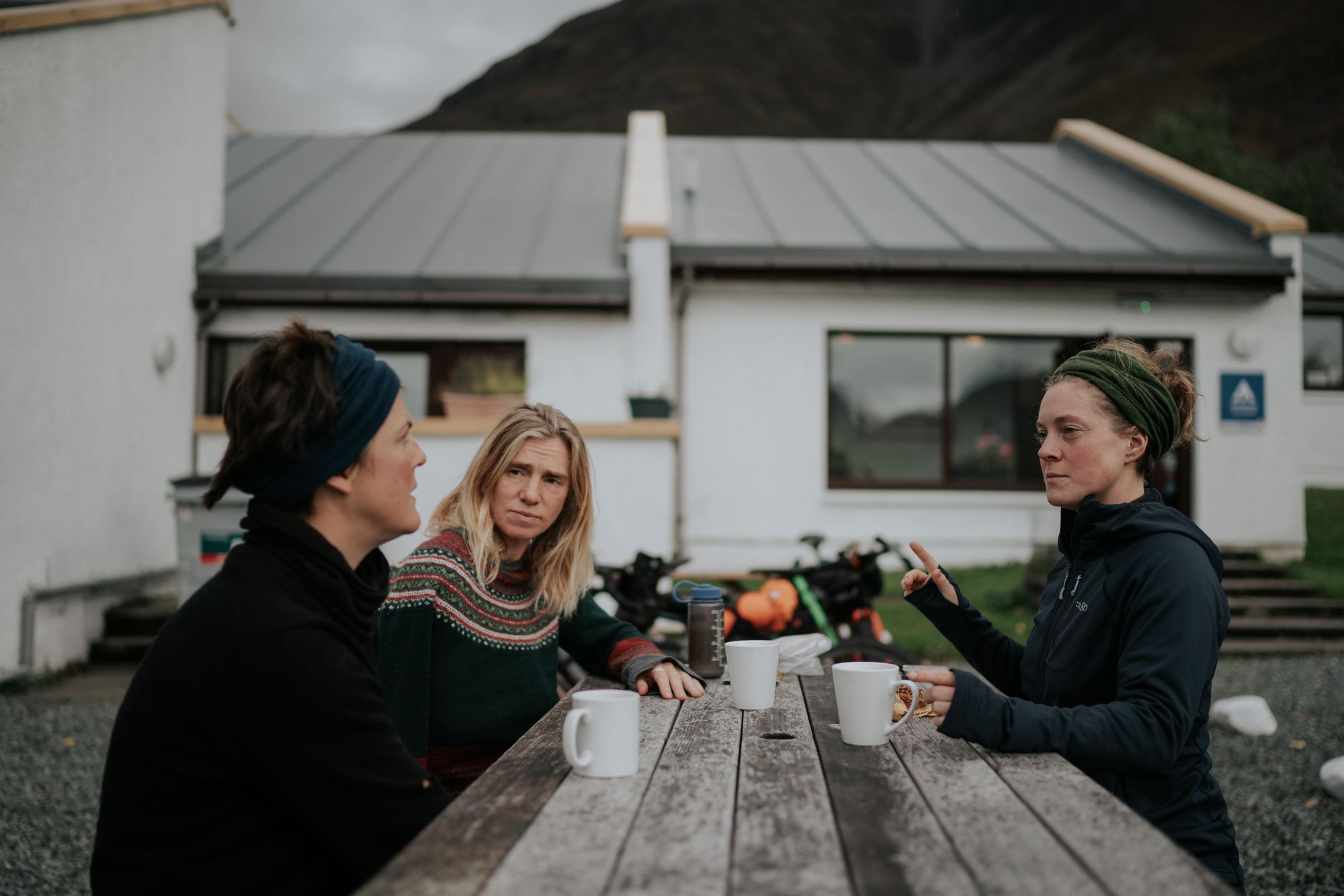 Lee Craigie, Alice Lemkes and Phillipa Battye of the Adventure Syndicate.