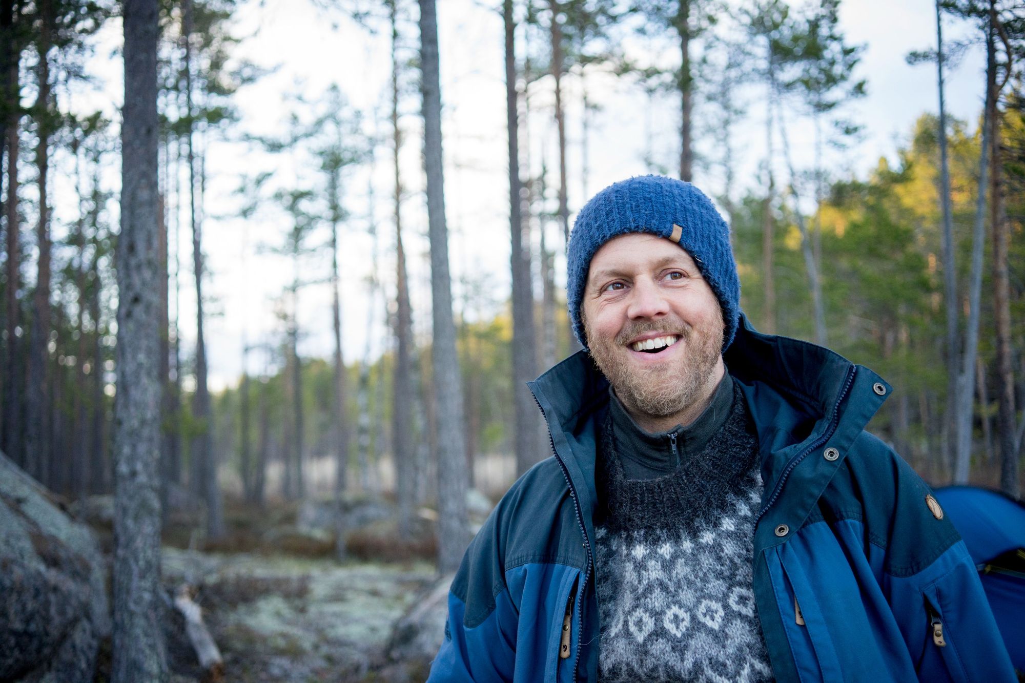 Almost 70% of Sweden is made up of forest, and Marcus has been guiding in that landscape for over 20 years. Photo: Jakob Wallin