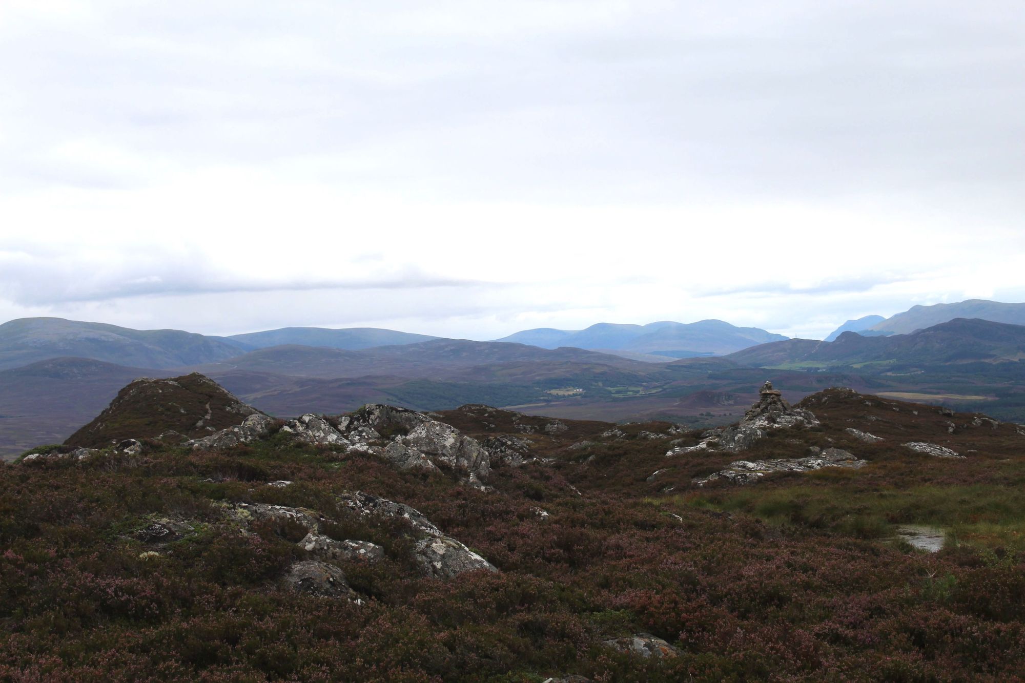 Views from the summit of Creag Beagh, in the Cairngorms.