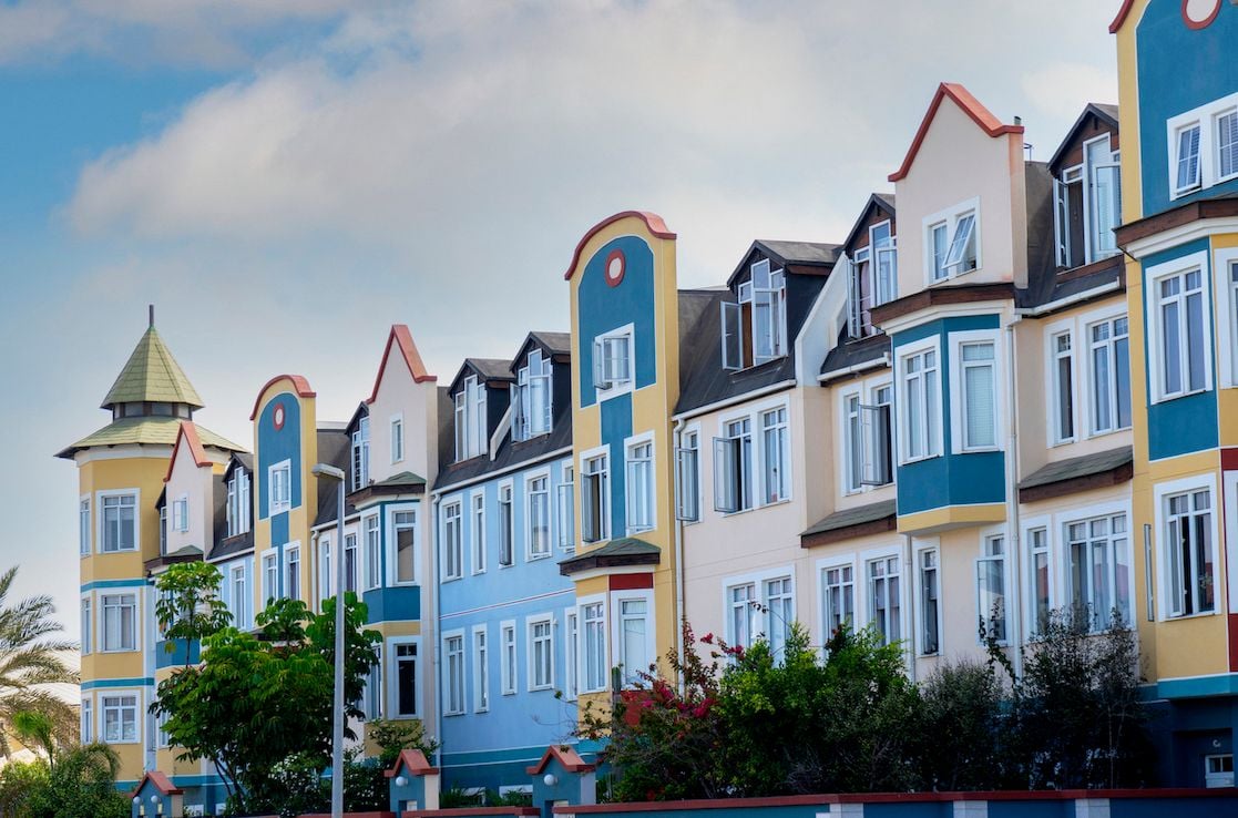 Swakopmund is renowned for its colourful, colonial architecture.