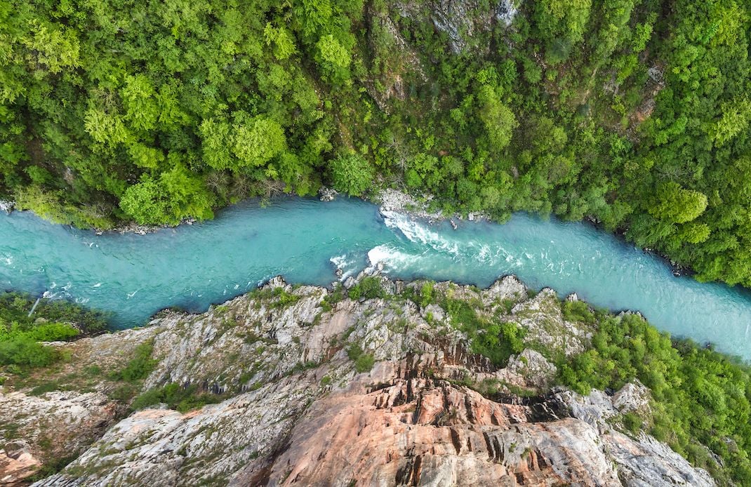 Tara River from above.