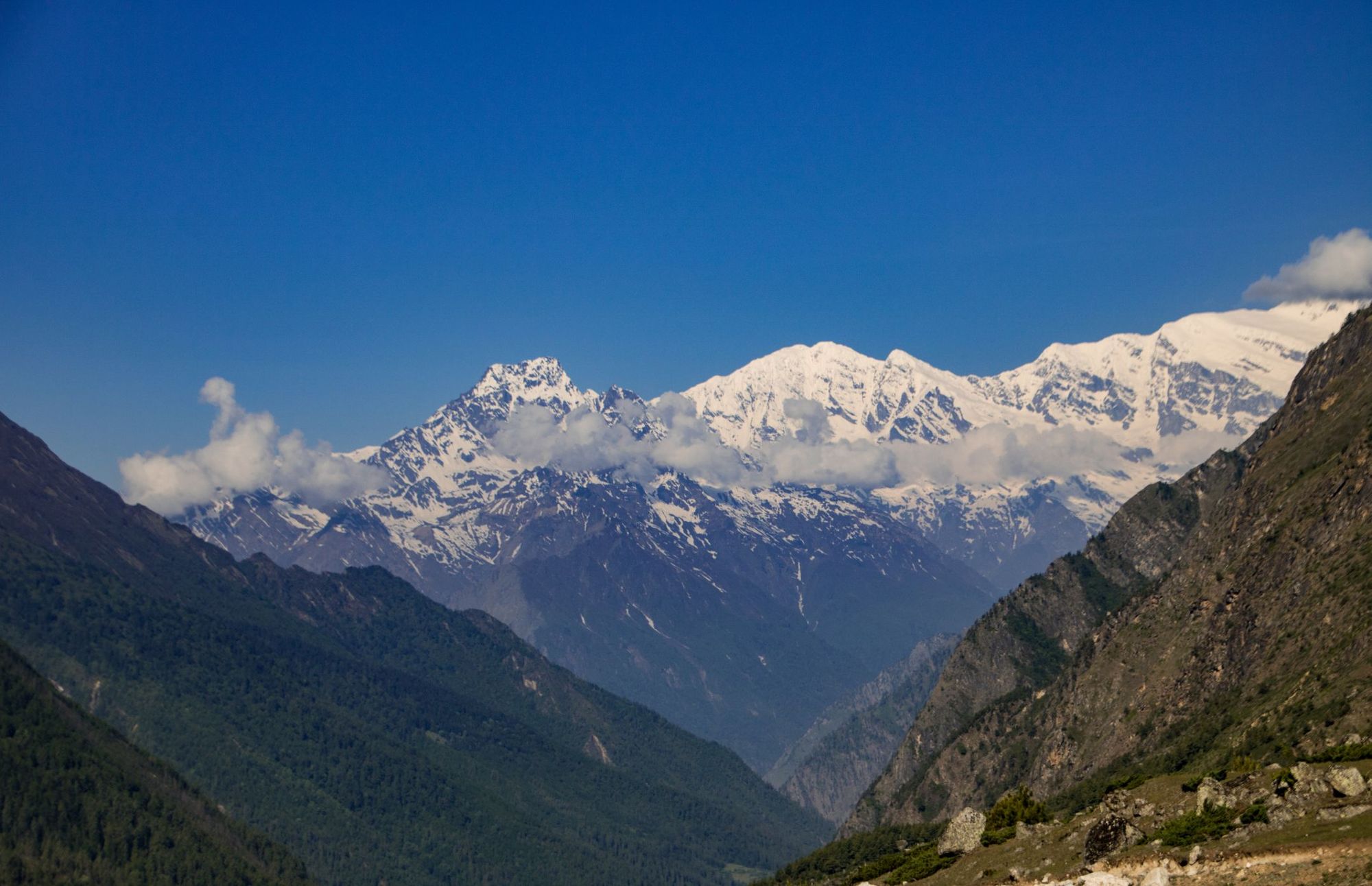 Ganesh Himal Mountain, Nepal.