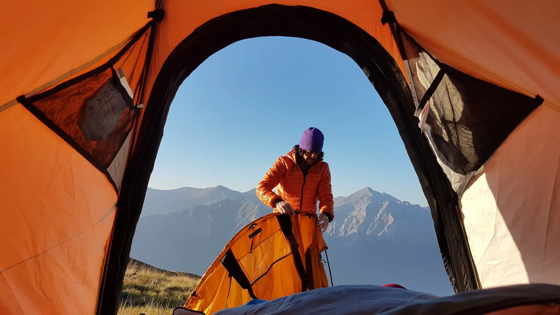 Camping at 'The Edge' in Kosovo