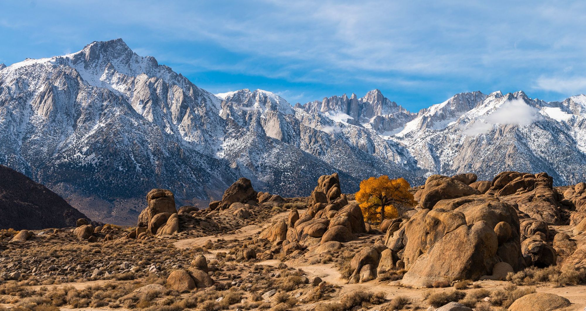 Sierra Nevada mountains in California.