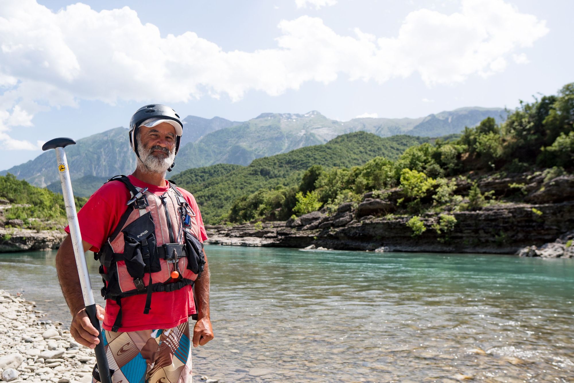 Robert makes his living on the river, and has campaigned against previous damming. Photo: Hannah Bailey