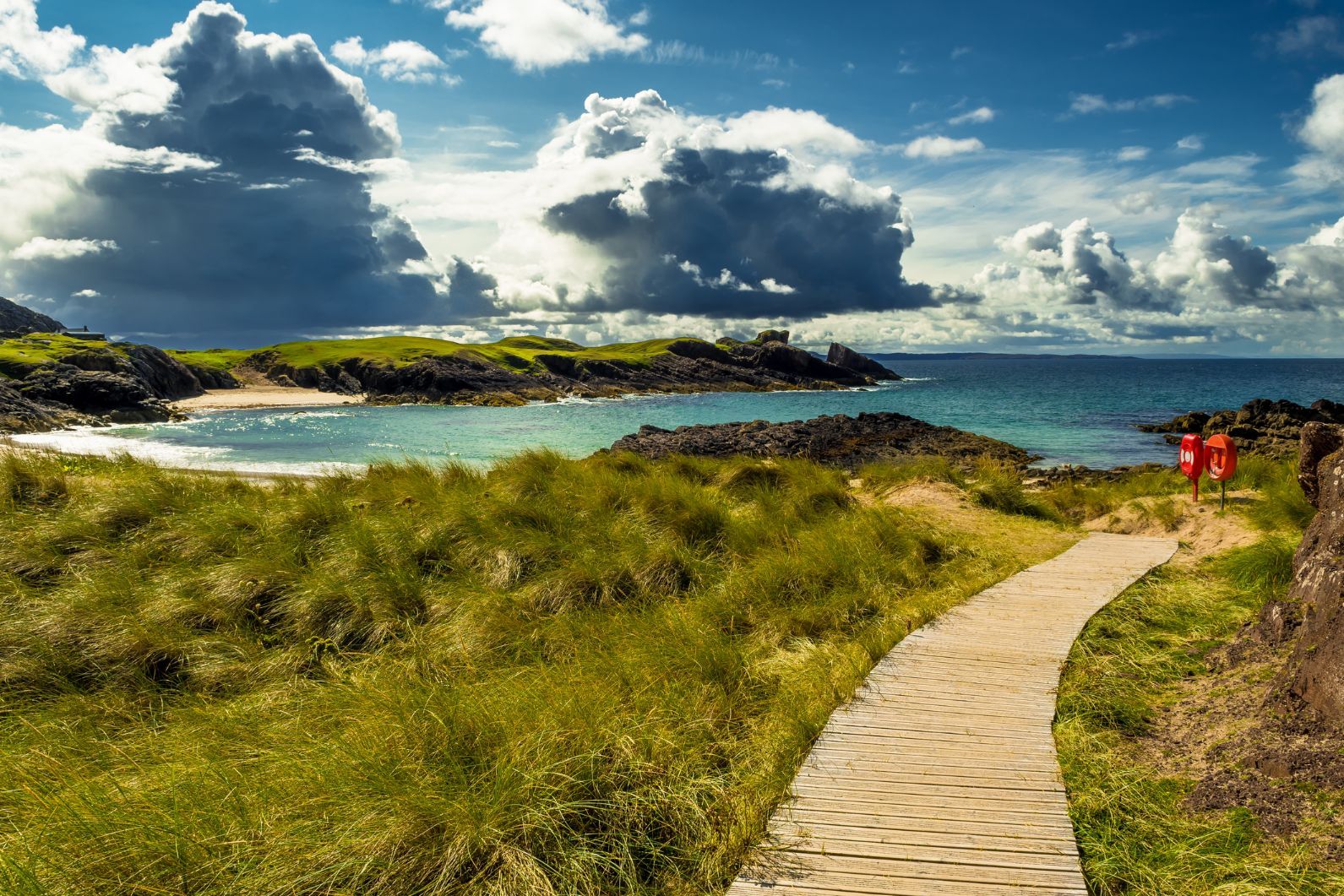 The stunning Bay of Clachtoll is the first stop on the Northwest Highlands snorkel trail, in Assynt.