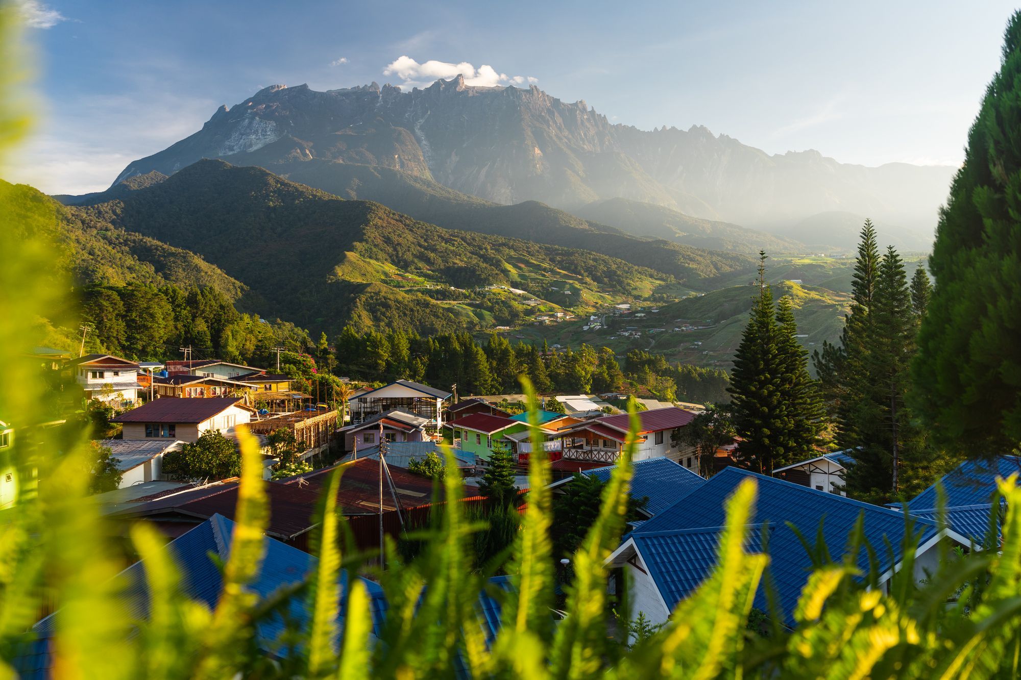 Mount Kinabalu, in Sabah, Malaysia.