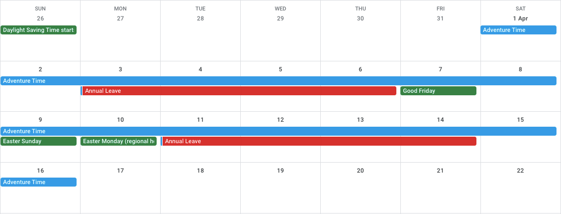 annual leave hacks 2023 april