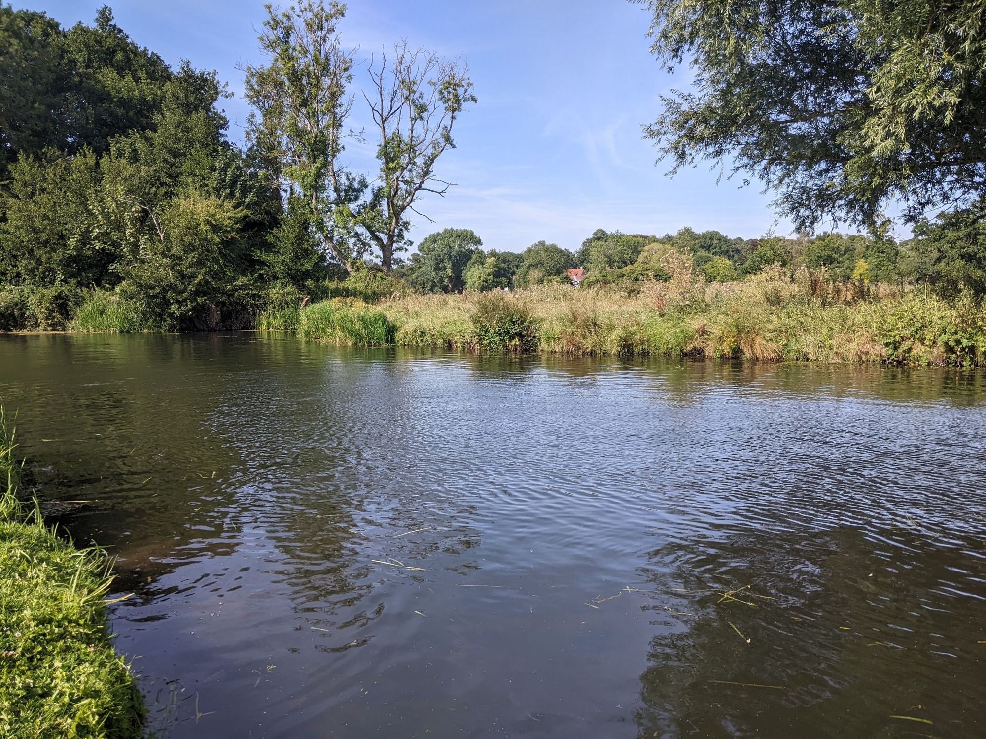 A photo of the river at Horstead Mill, Norfolk