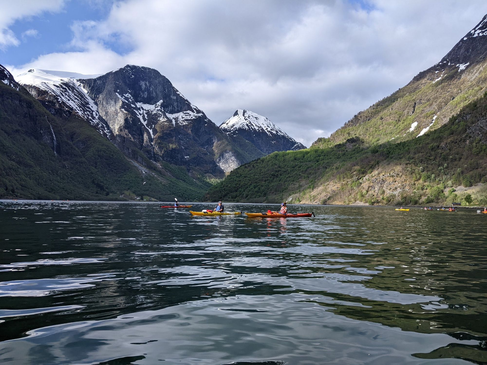 Kayaking in the Nærøyfjord