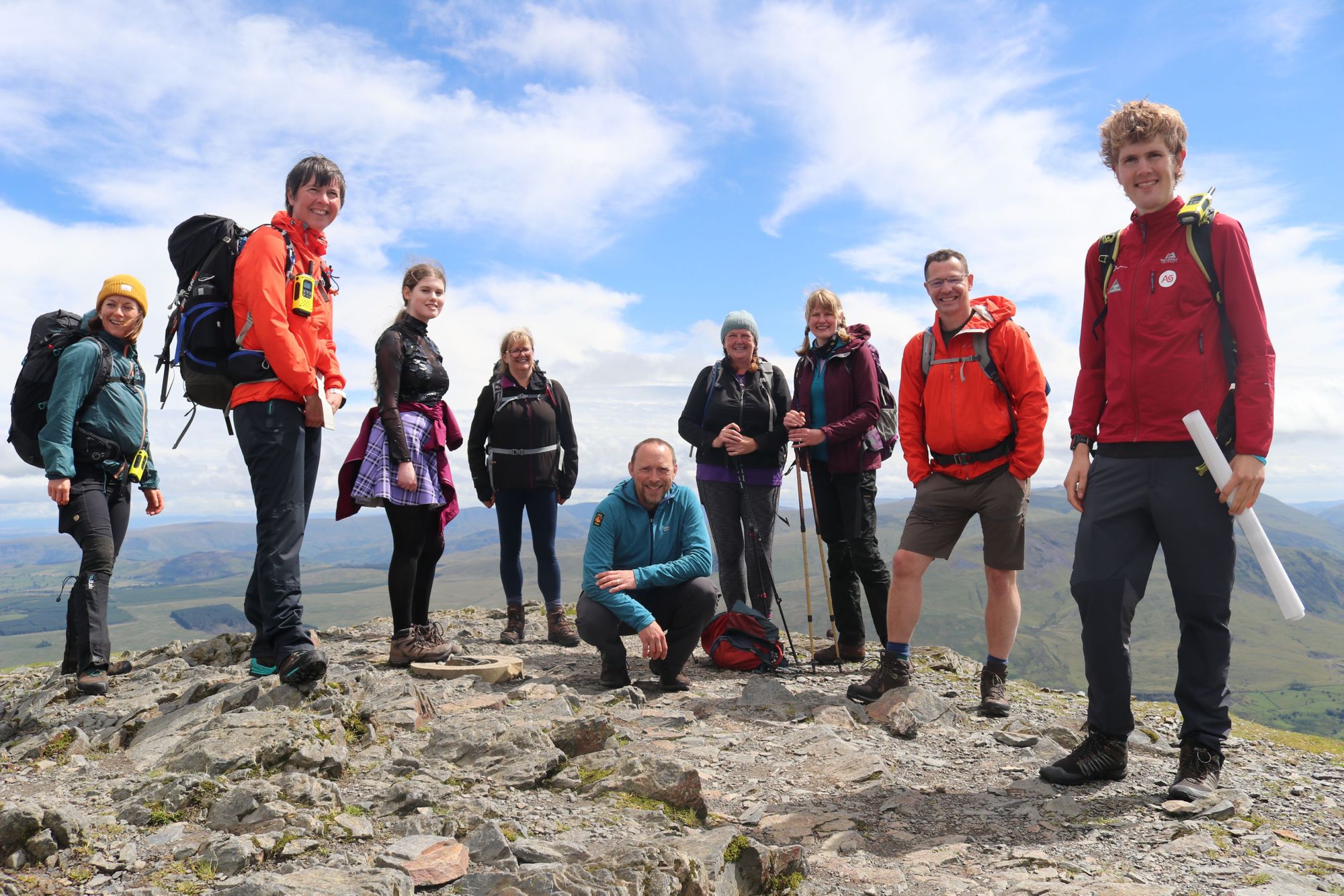 A Mind Over Mountains group on a walk in the great outdoors. Photo: Alex Staniforth