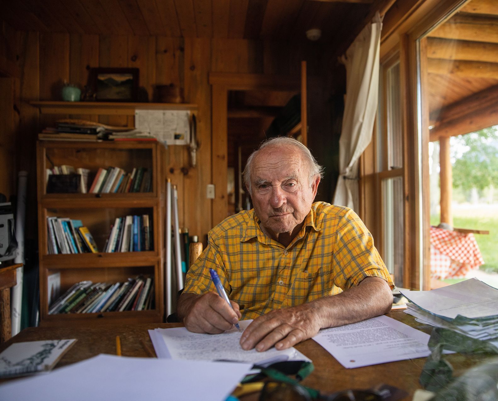 Yvon Chouinard, quien ha brindado empresas de la Patagonia para ayudar a combatir la crisis climática.  Foto: Campbell Brewer