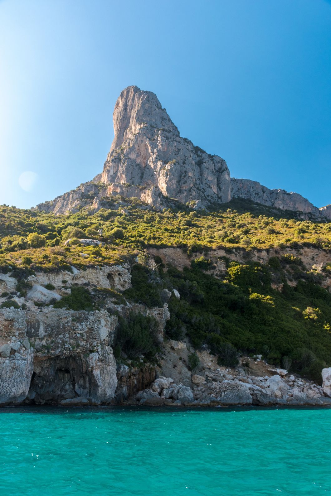 A view of Pedra Longa, on the rough and ready east coast of Sardinia, home to the Selvaggio Blue. Photo: Getty