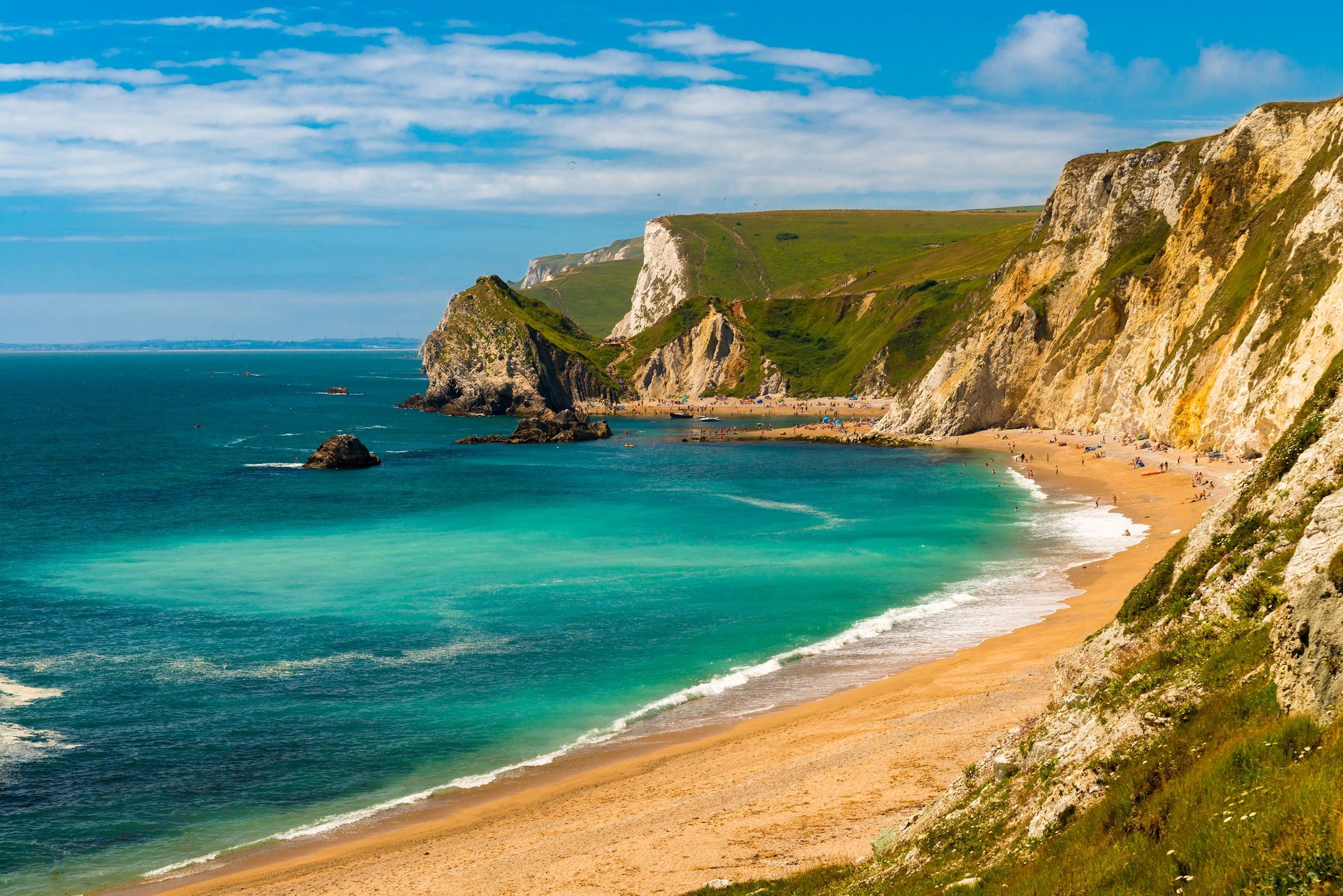 The Jurassic coastline around the Lulworth, Durdle Door, Worbarrow beaches and coves. Photo: Getty