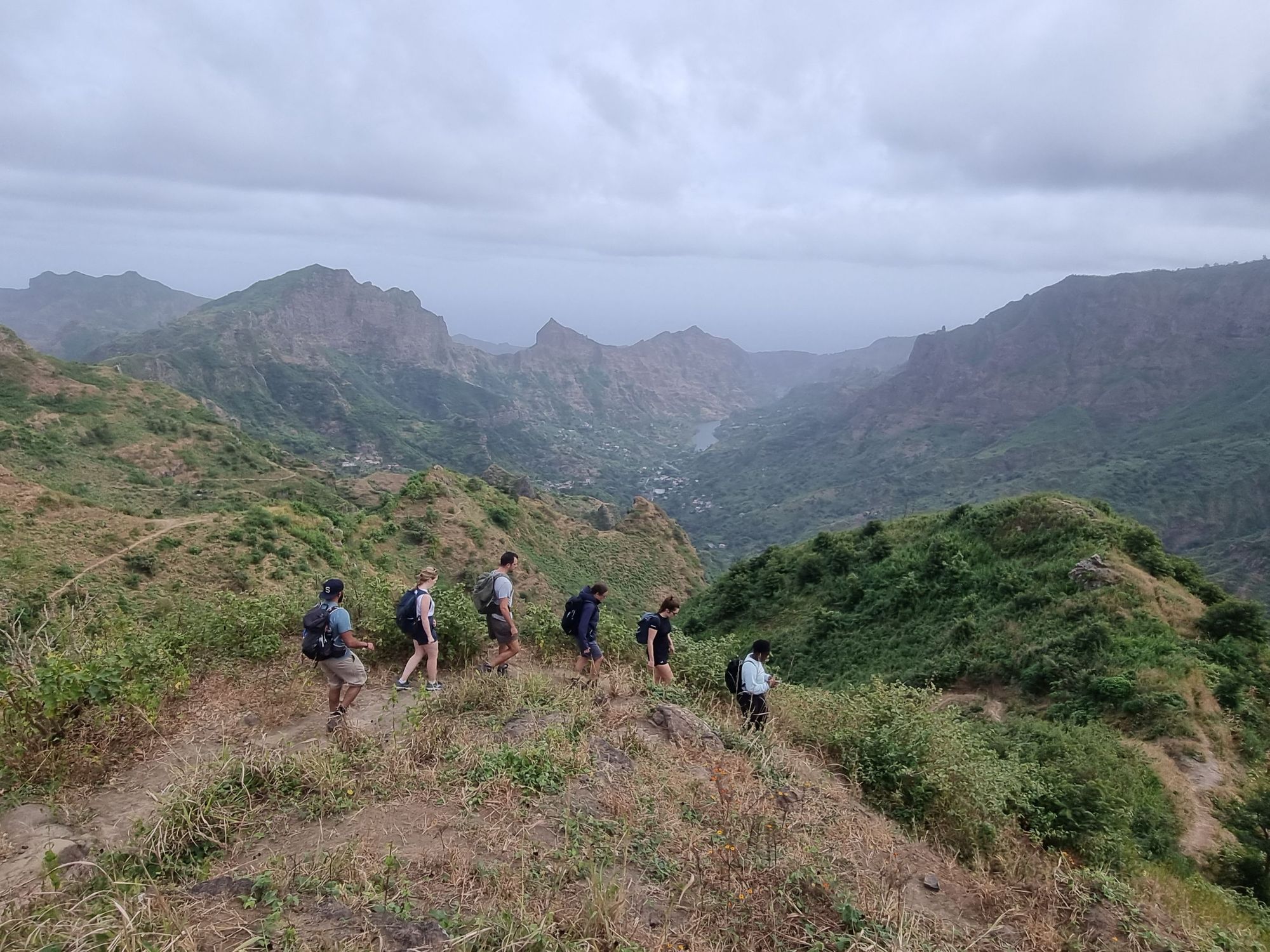 Hiking on Santiago, Cape Verde