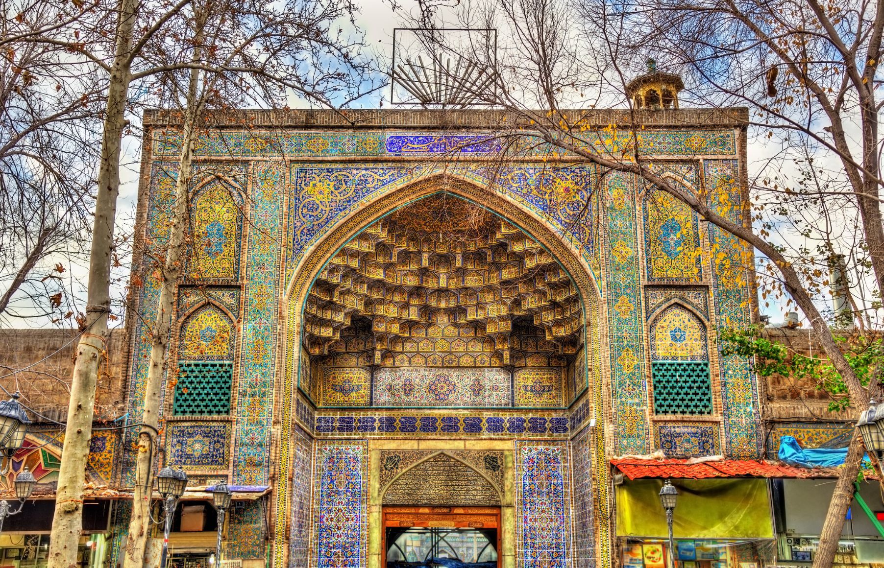 Zaid Mosque in Tehran Grand Bazaar.