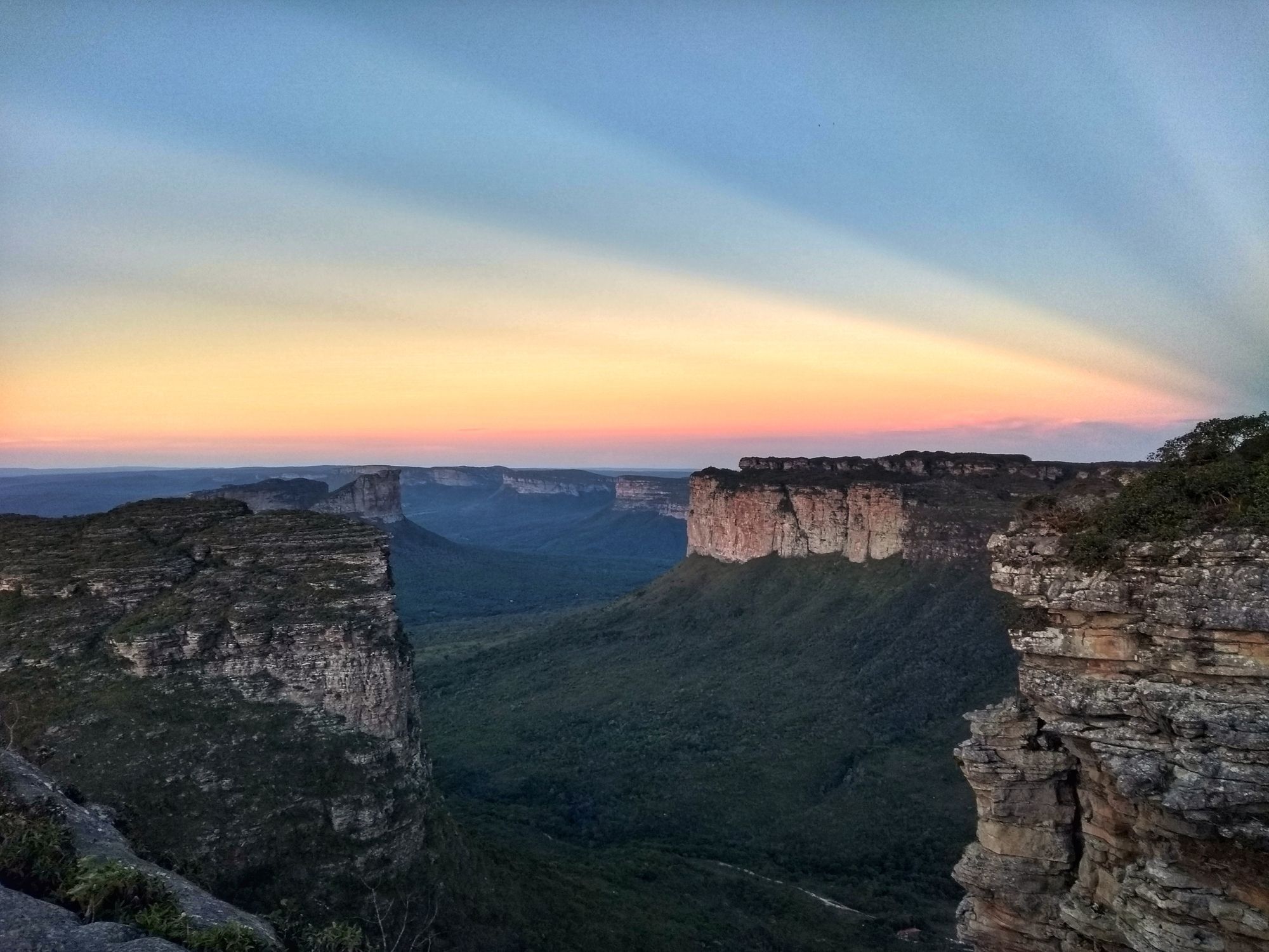 The Chapada Diamantina, or 'Diamond Highlands' at sunset.