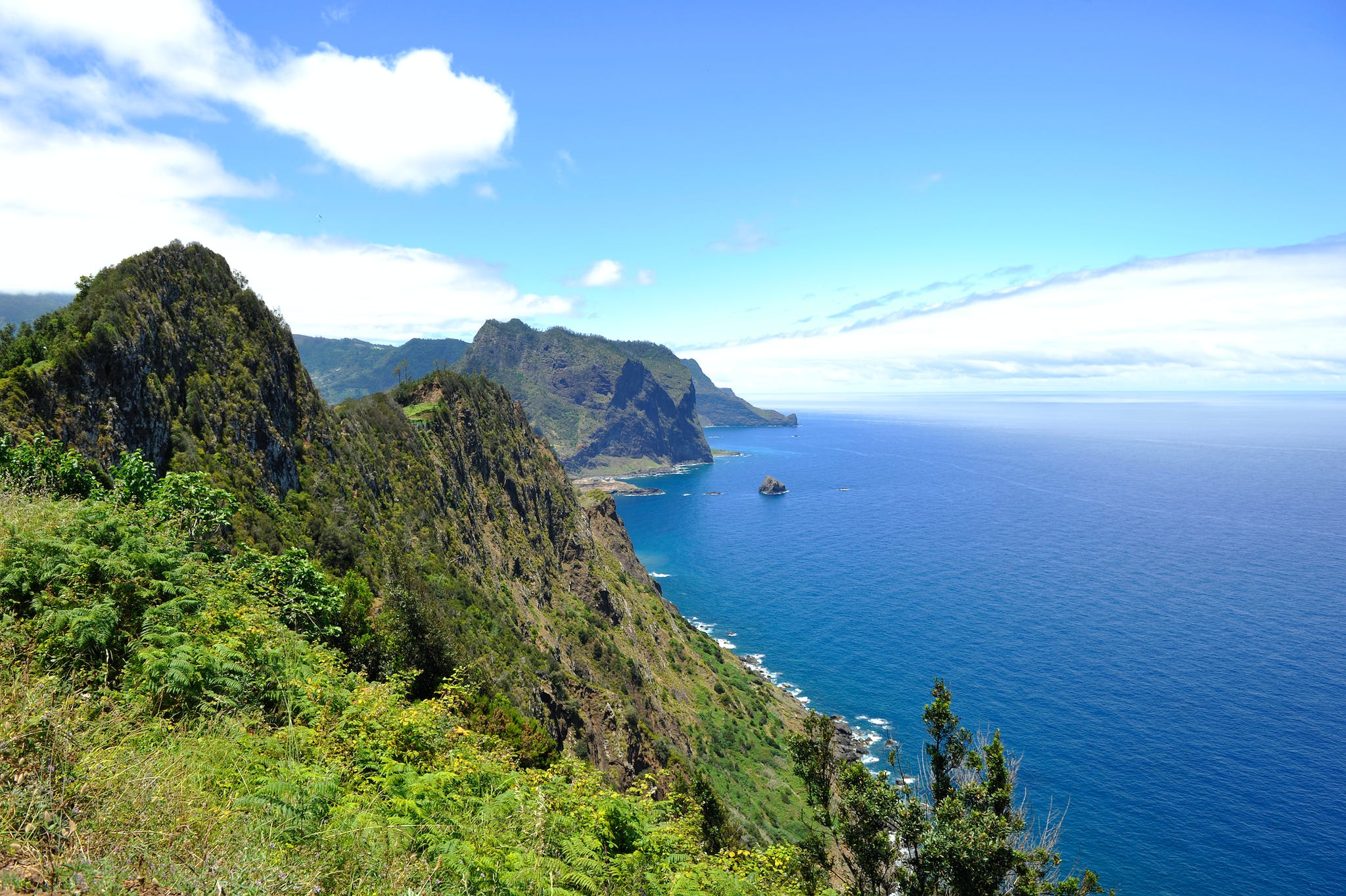 Madeira's rugged coastline.