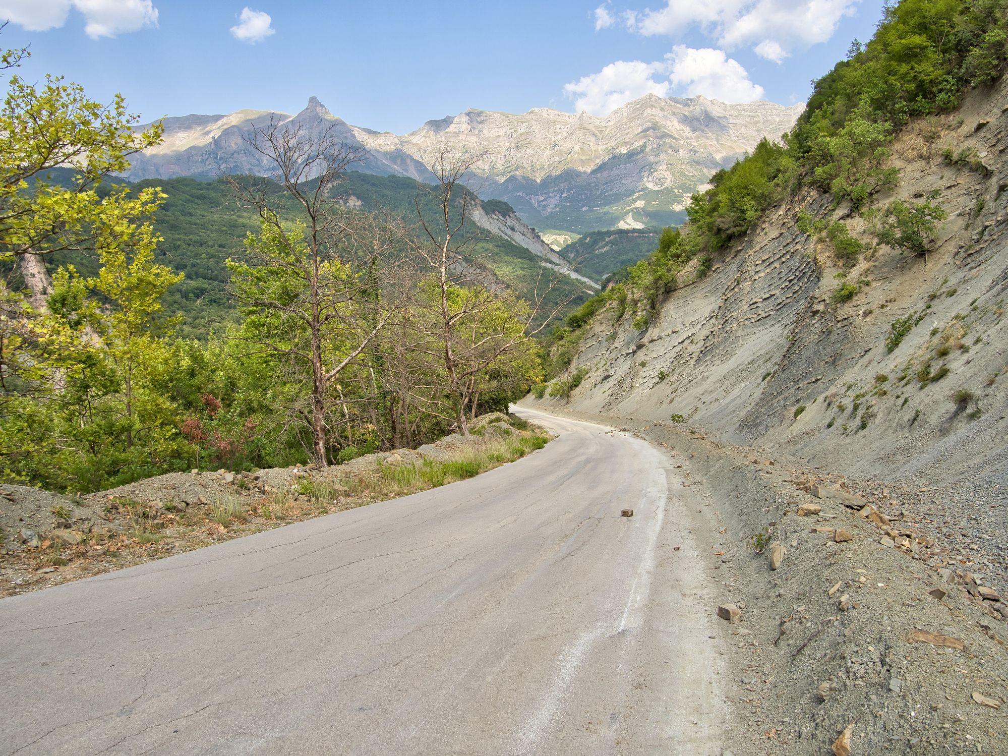 A track in the Pindos Mountains, northwest Greece.