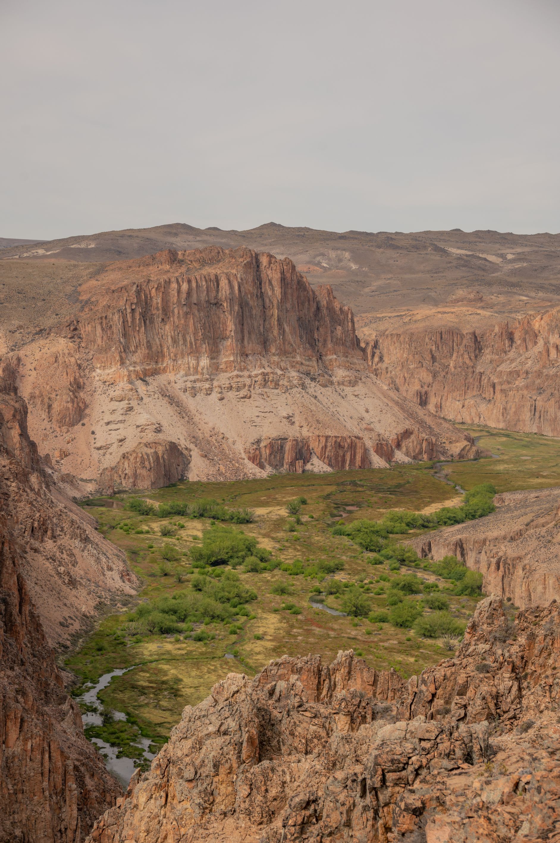 A cliff-top panorama of the Pinturas Canyon, which weaves and winds through the park. Photo: Horacio Barbieri