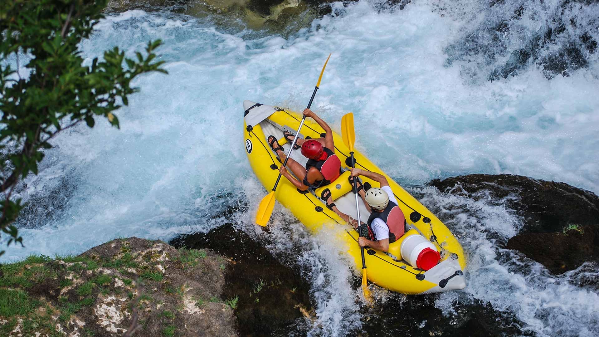 A rapid on the Zrmanja River. Photo: Much Better Adventures.