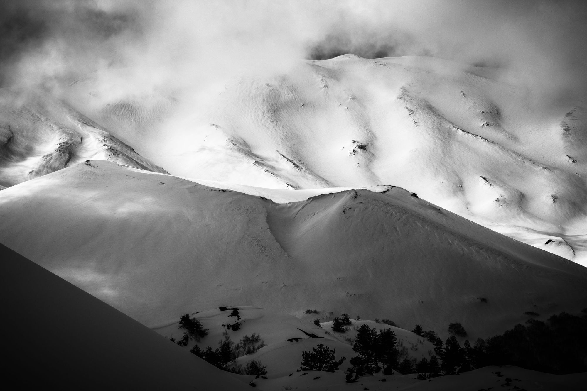 A misty day on Monte Frumento delle Concazze, on the east of Etna. Photo: Getty