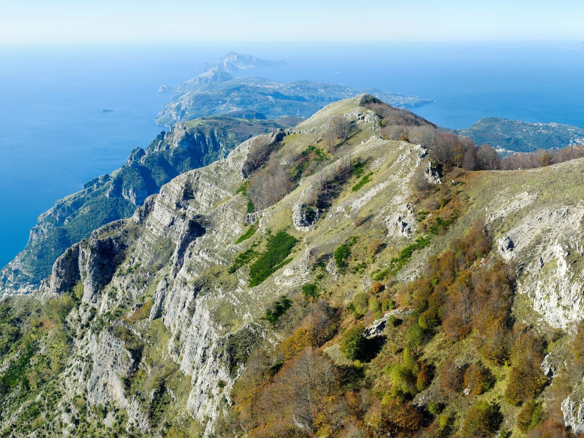 The views of the Amalfi Coast, away from the crowds and up in the mountains behind. Photo: Genius Loci