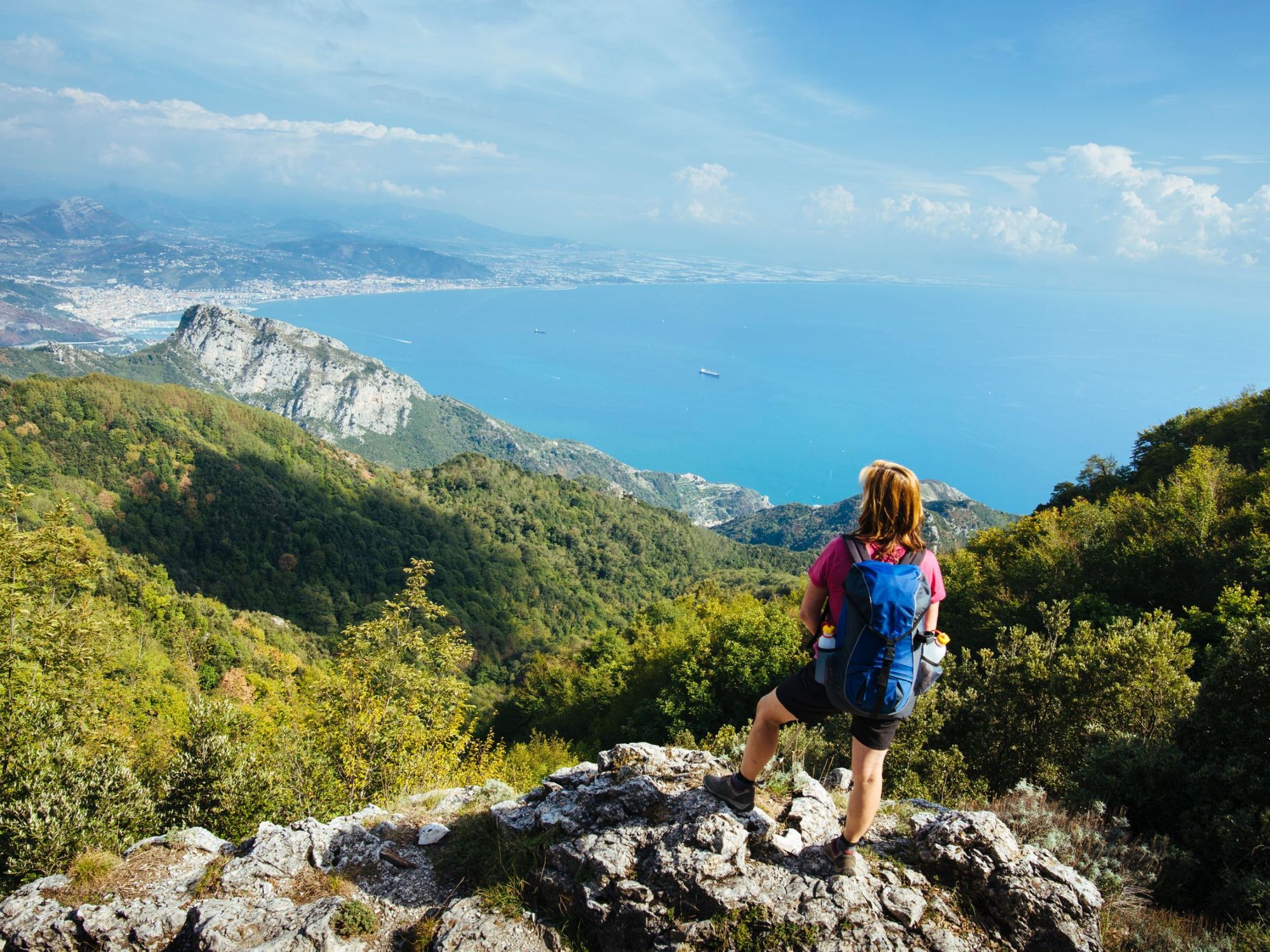 Just one of the stunning viewpoints you can reach if you head off the beaten path on the Amalfi Coast. Photo: Getty
