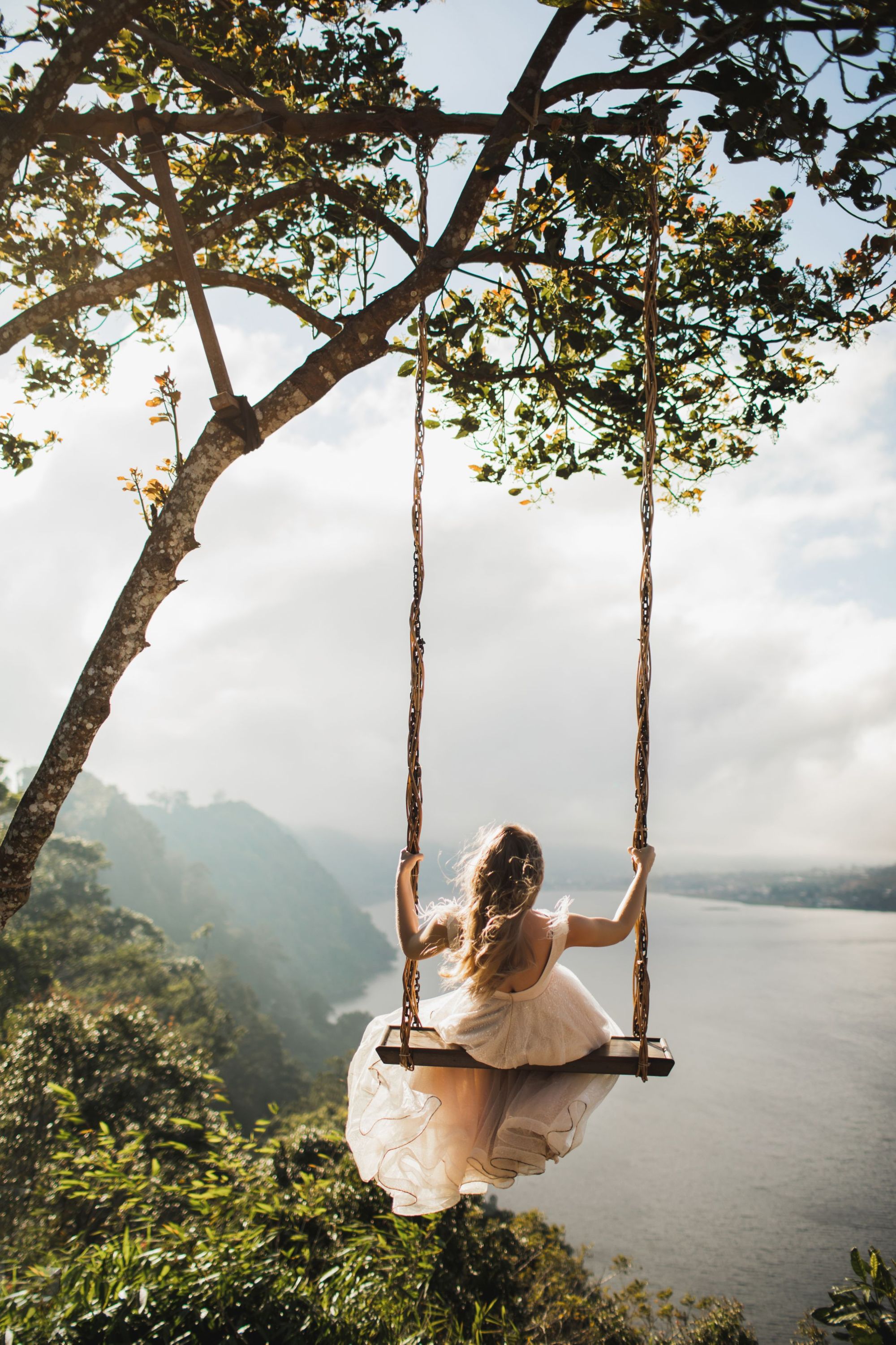 A slightly bizarre spot in Bali, at the undeniably beautiful Wanagiri Hidden Hills, home to a swing which is now famous on Instagram. Photo: Getty