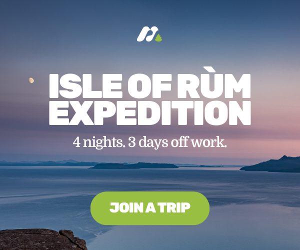 Click here view the 4 night, 3 day Isle of Rum trip with Much Better Adventures