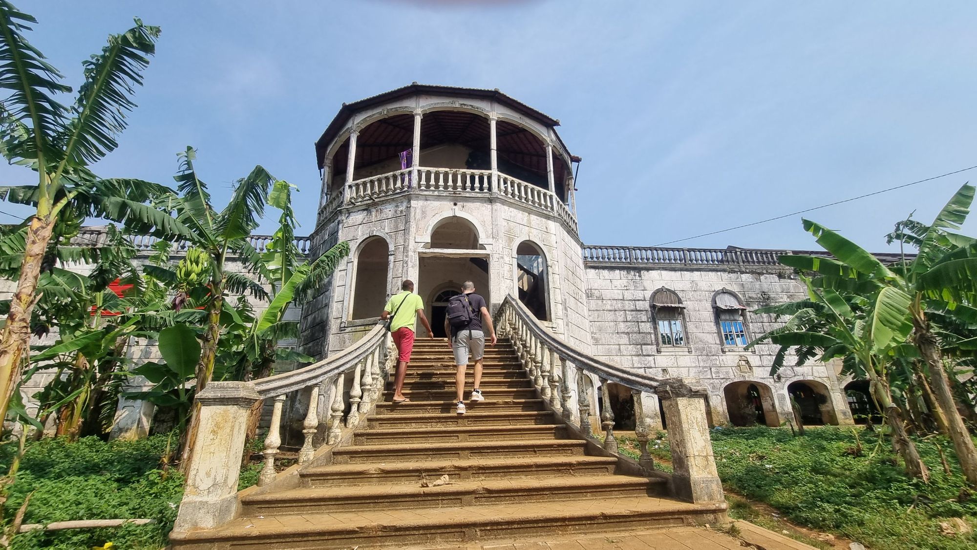 Visiting Roça Água-Izé, one of São Tomé's restored plantation houses. Photo: Marta Marinelli