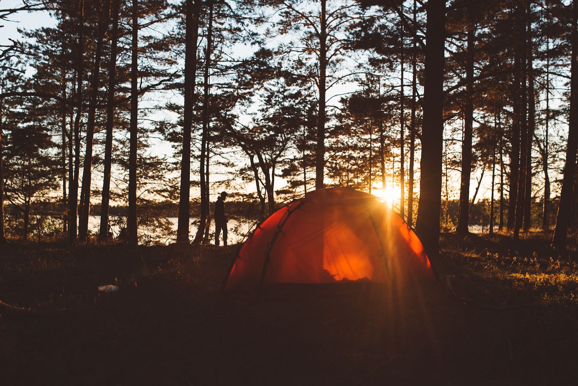 A wild campsite on the Saint Anna Archipelago, Sweden