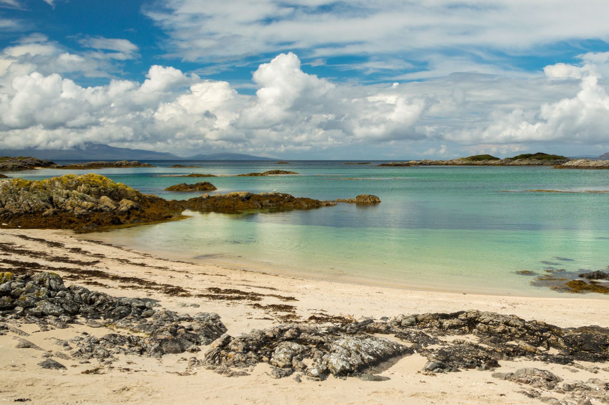 An unspoilt beach on Scotland's West Coast
