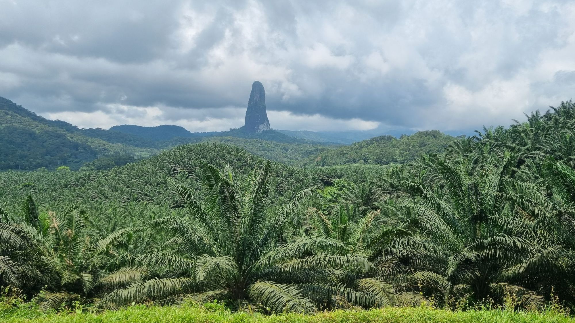View of Cão Grande Peak in Sao Tome. Photo: Marta Marinelli.