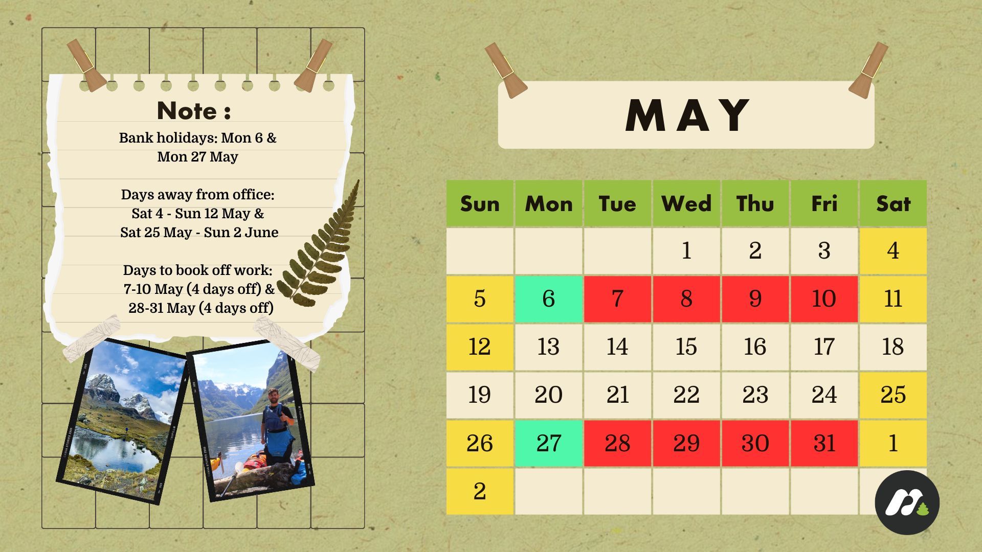 How to hack your annual leave for May 2024. Credit: Much Better Adventures
