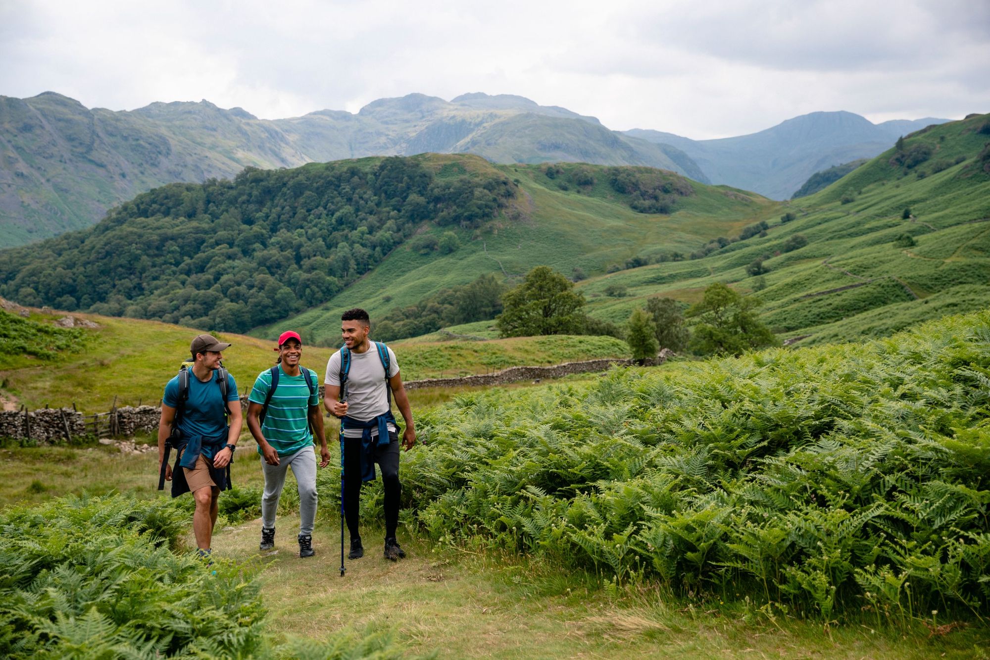 On short grass or a trail, you have a lot lest chance of picking up a tick. Photo: Getty