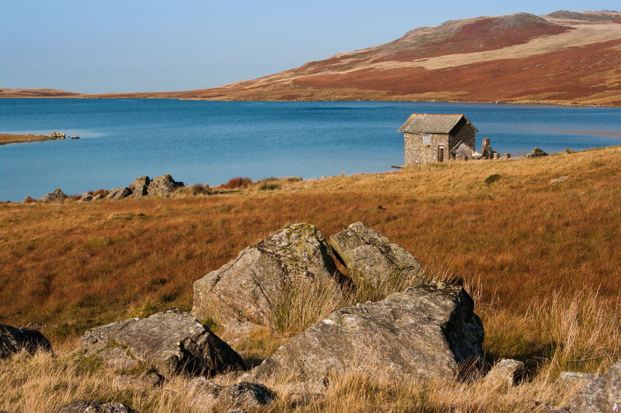 Devoke Water, a lake in the Lake District.