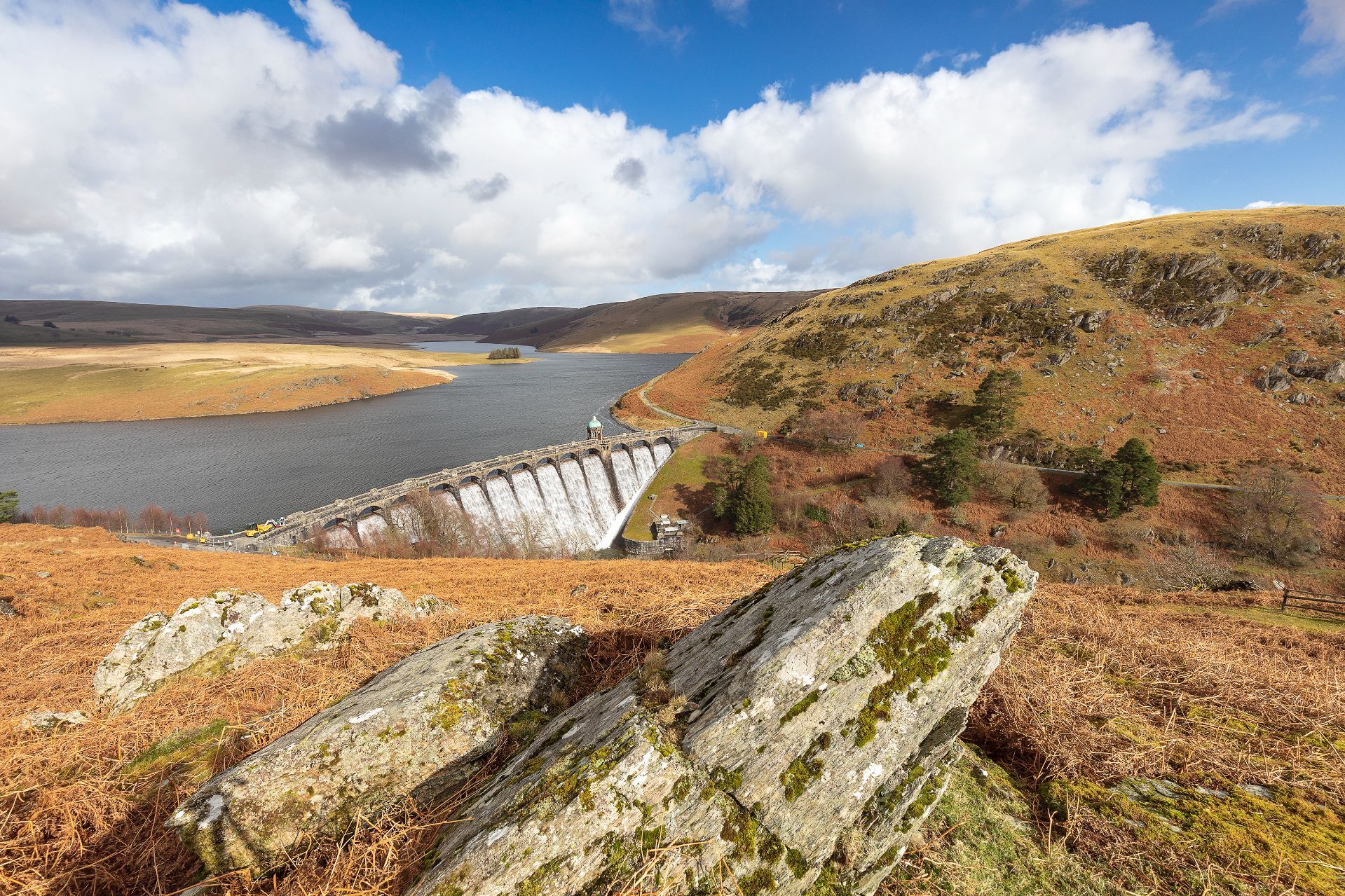 A view across the Elan Valley, in mid-Wales. Photo: Getty.