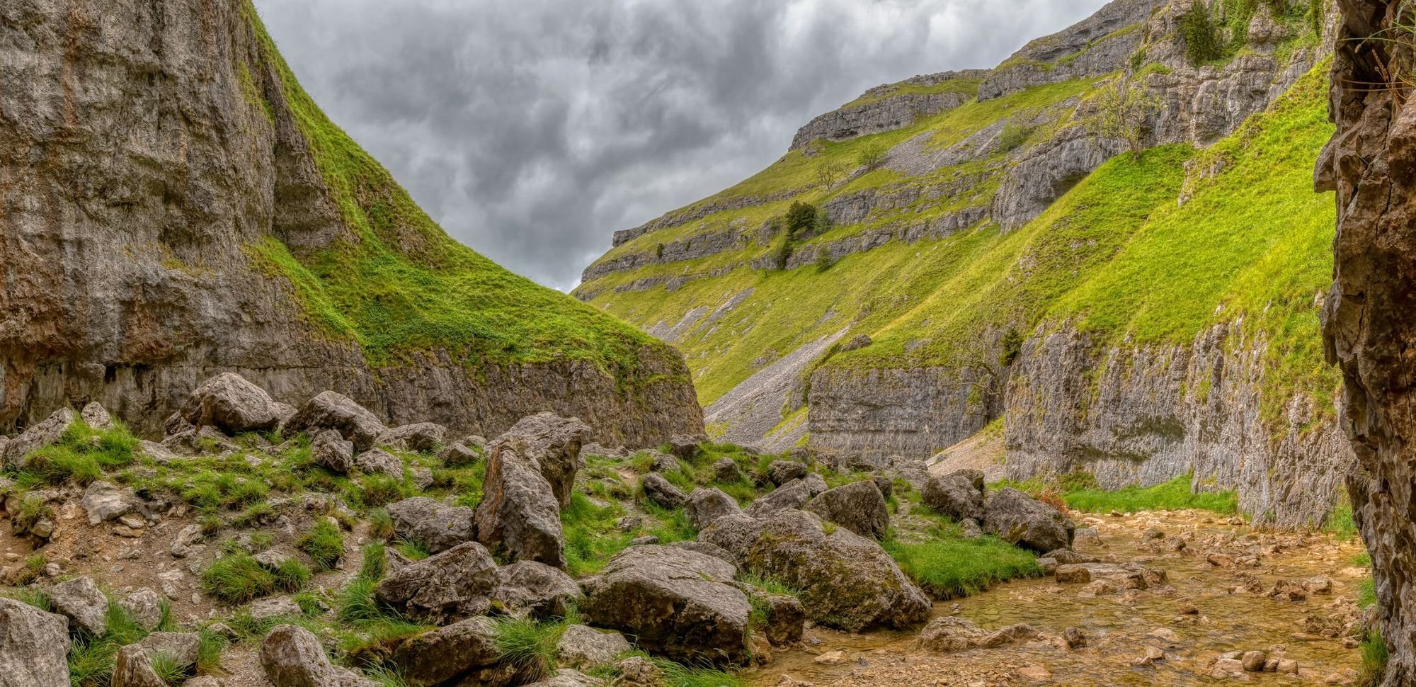 Gordale Scar, in the Yorkshire Dales. Photo: Getty.