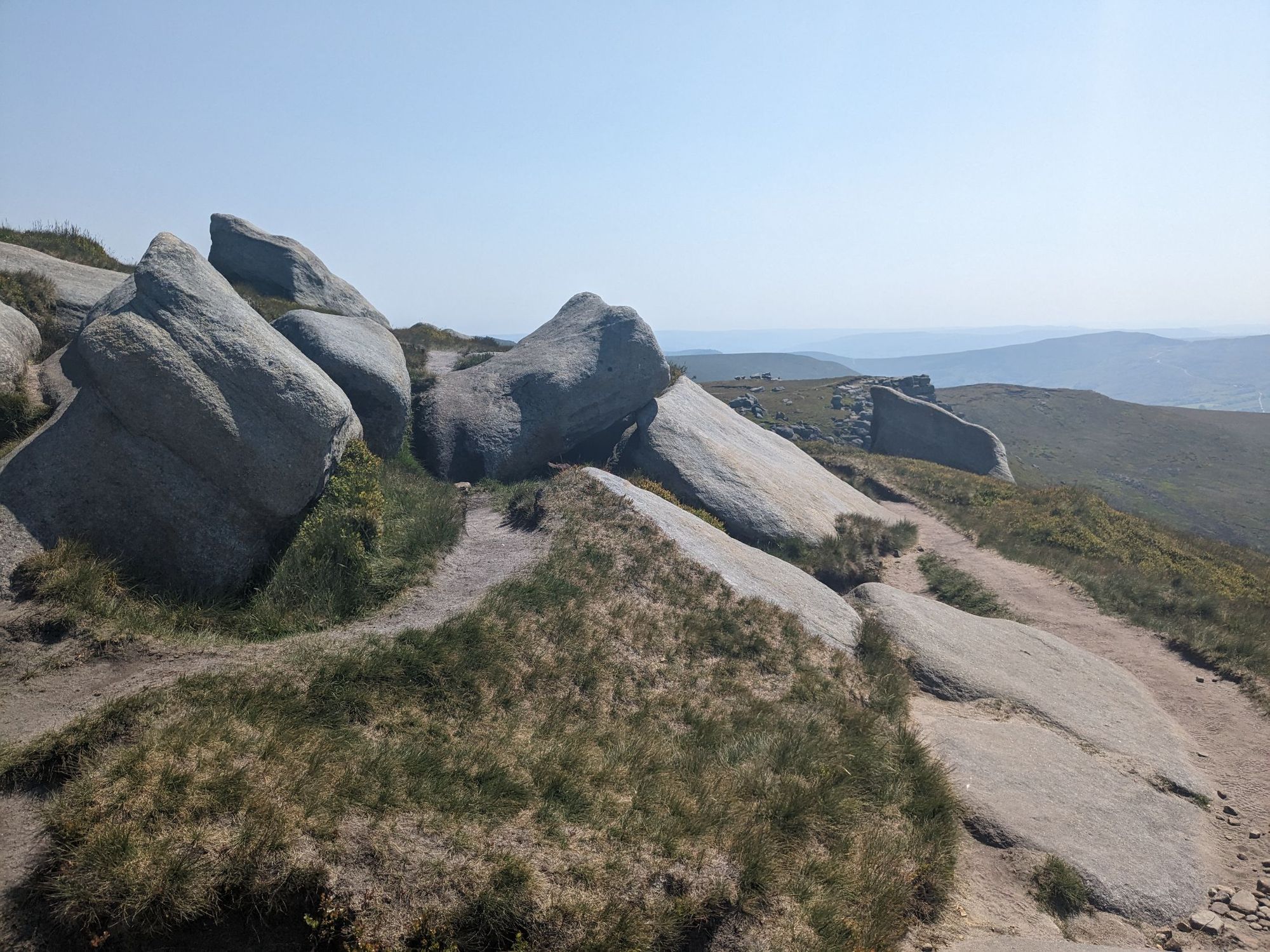 Hiking on the Kinder Plateau. Photo: Dani Redd.