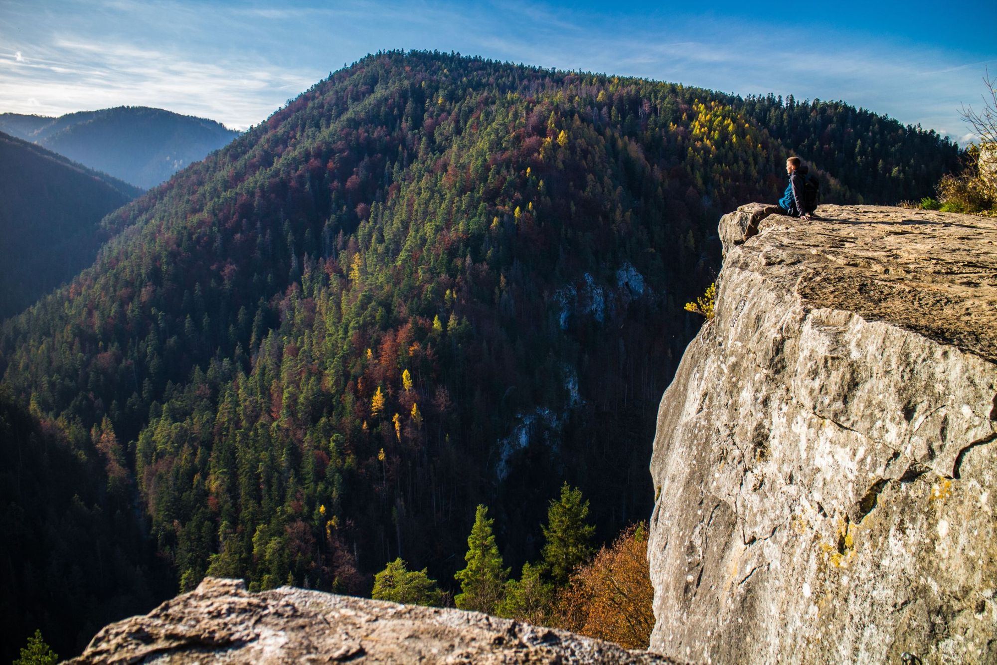 A viewpoint in Slovakia's Paradise National Park.