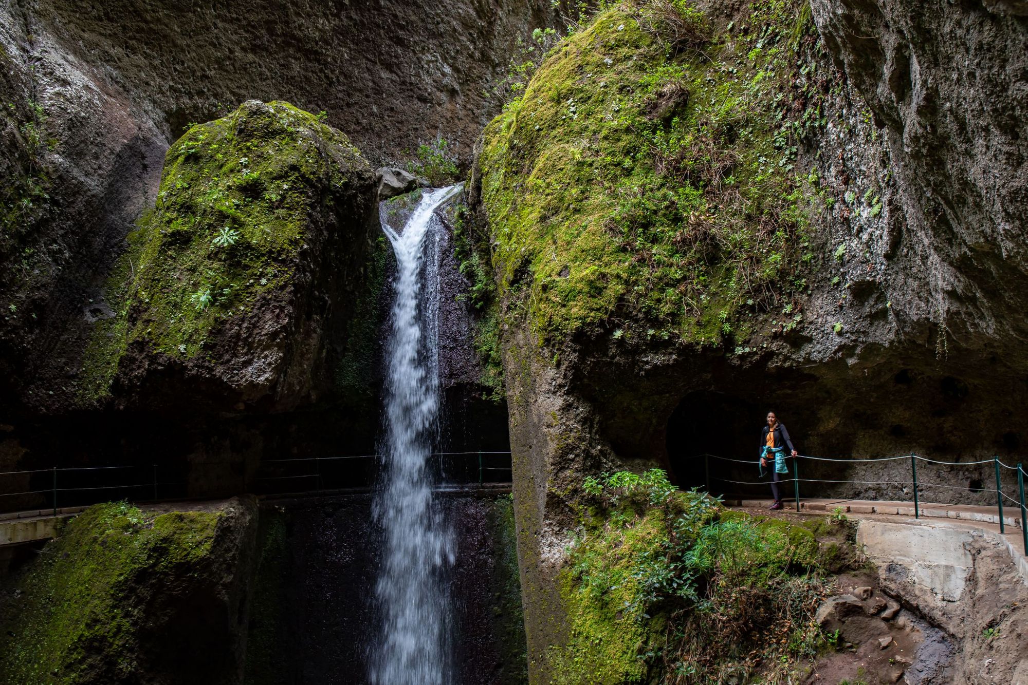 An image taken on the Levada do Moinho to Levada Nova waterfall hike. Photo: Getty